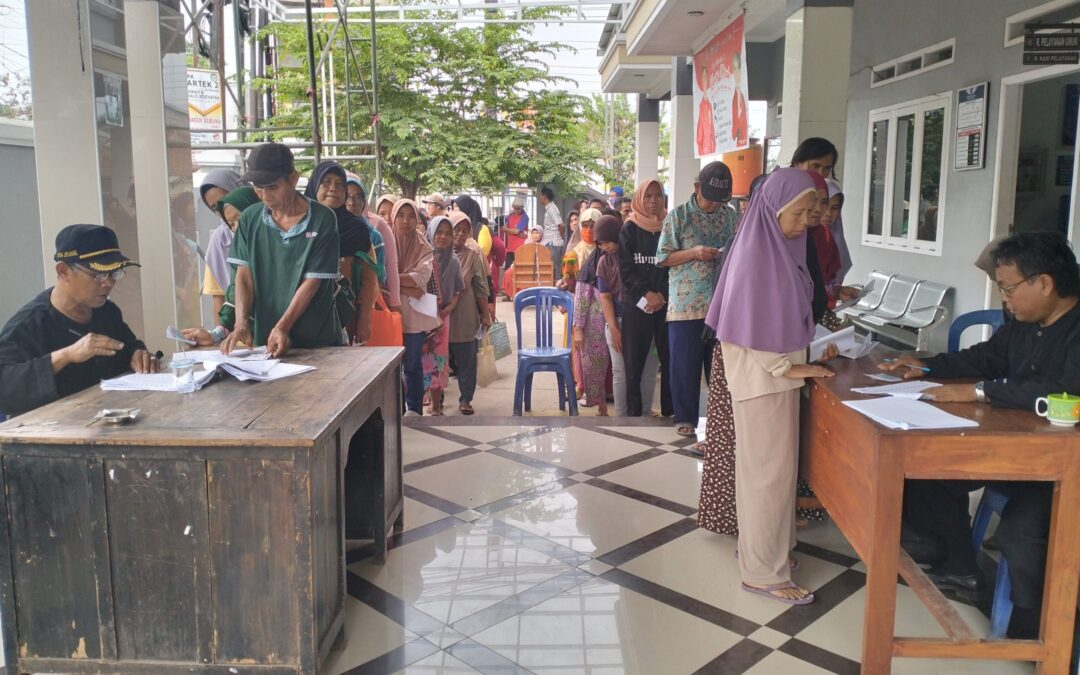 Pembagian Beras di Desa Jenang, Kecamatan Majenang: 1565 KPM Terbantu dengan 10 Kg Beras Setiap Orang
