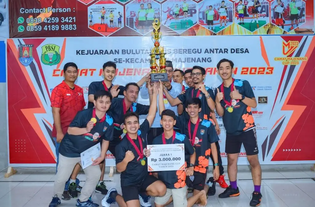 Desa Jenang, Kecamatan Majenang, Menyabet Gelar Juara 1 dalam Camat Majenang Cup 2023: Kejayaan Tim Bulutangkis Beregu yang Menginspirasi